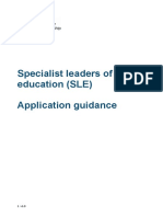 Sle Application Guidance