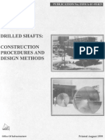 d. Drilled Shafts Construction Procedures and Design Methods