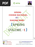 Core Spring and MVC