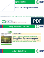 Lecture 6 - Entrepreneurship
