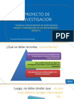 Sesion 11 Proyecto de Investigacion