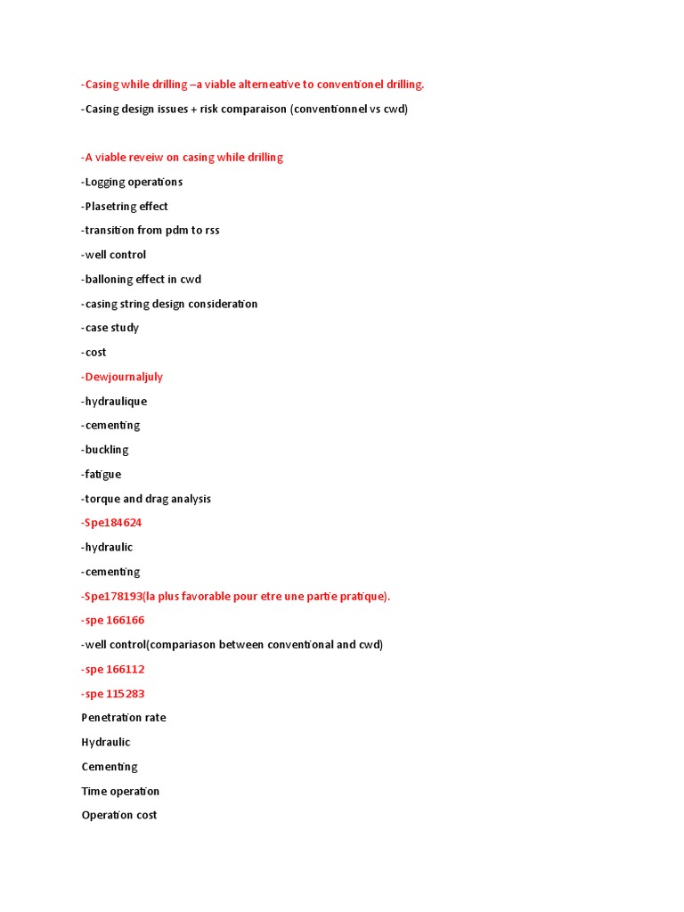 Casing While Drilling Continuation Pdf