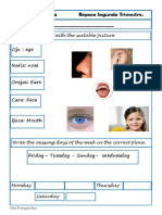 Ejercicios Ingles 2 Primaria 2 Evaluacion