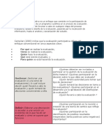 Evaluación Participativa