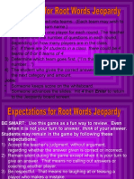 Irregular Verbs Family 1 Jeopardy