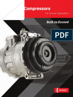 DENSO Sprinter AC Compressor Product Sheet - D2105