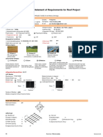 Statement of Requirements For Roof Project