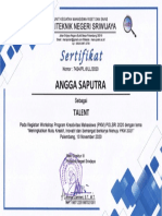 Angga Saputra: Talent