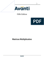 Maths - Matrices - Matrices Multiplication - Assingment - 9 June 2020