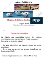 Chapitre 2 Théorie Des Probabilités Lahraoua