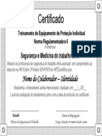 Treinamento EPI NR6 certificado