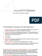 Pregnancy and CV Diseases: These Are Notes Written by A Student