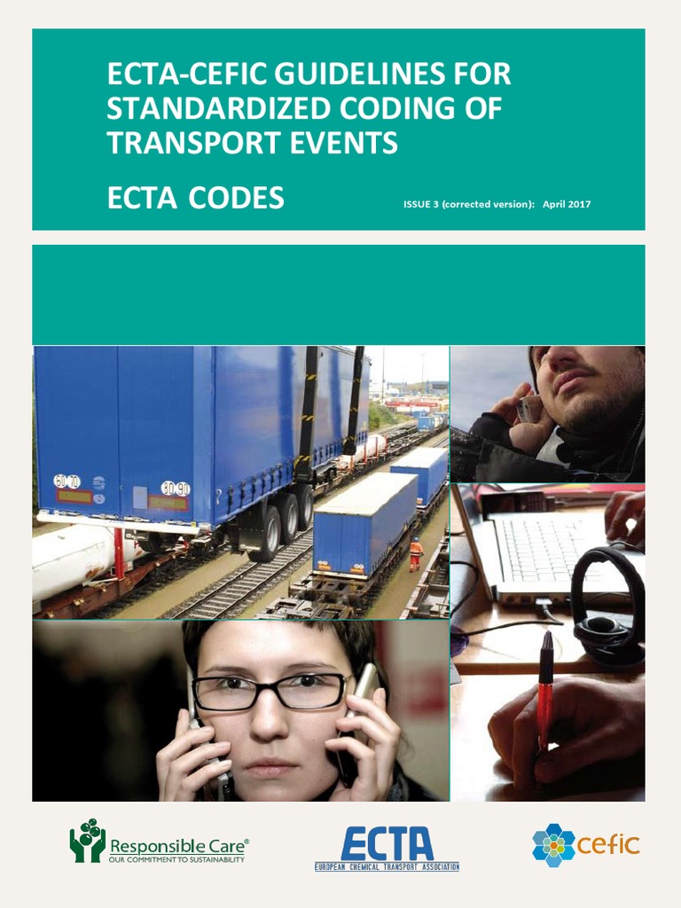 ECTA Codes Coding of Transport Events 2017 PDF Electronic Data