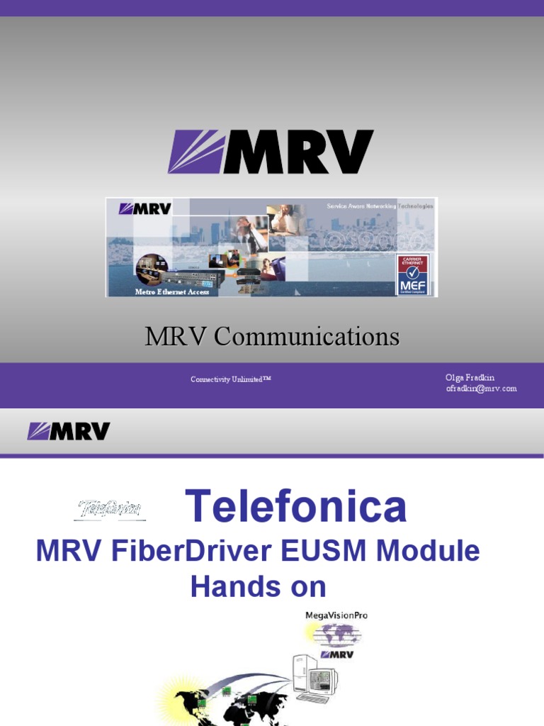 6 - MRV MegaVision-CLI EUSM Hands On Training Fin | PDF | Customer ...