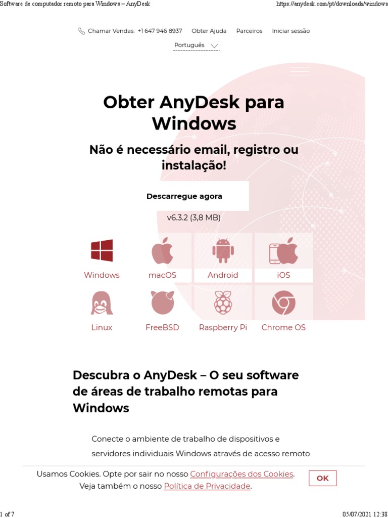 SOFTWARE DE DESKTOP REMOTO PARA WINDOWS ANYDESK visual data 2