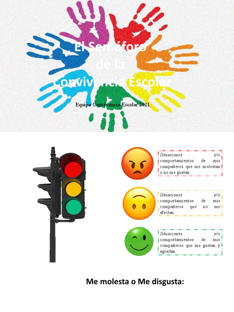 El Semáforo de La Convivencia Escolar | PDF