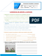 Ficha 3 - Conectores de Adicion y Contraste 4to