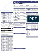 Character Sheet: Initiative Defenses Movement