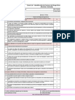 Check List - Identificación de Factores de Riesgo Disergonómico (Posicion: Sentado