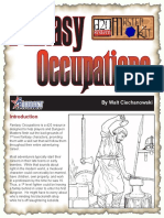 d20 Adamant Entertainment Fantasy Occupations