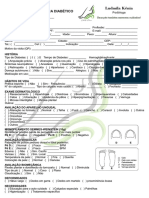 Diabético podológico avaliação completa pés