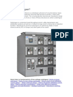 What is low-voltage switchgear