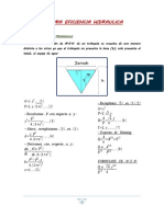 Maxima Eficiencia Hidraulica Circular y Triangular