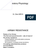 Respiratory Physiology Airway Resistance and Pulmonary Function Testing