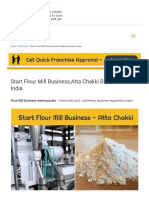 Start Flour Mill Business, Atta Chakki Business in India
