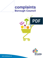 Crawley Borough Council: Food Complaints