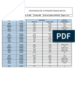 Cronograma de Actividades Diarias