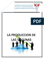 La Produccion de Las Vacunas