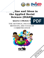 Discipline and Ideas in The Applied Social Science (DIASS) : Quarter 2 Module 4