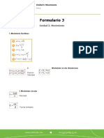 Física. Unidad 3. Movimiento. Formulario Semana 3