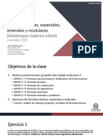 NUYD071-2020 Teoría 03 - Fórmulas Lácteas, Especiales, Enterales y Modulares Ejercicios