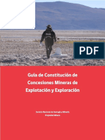 Constitucion Concesiones Mineras Exploracion