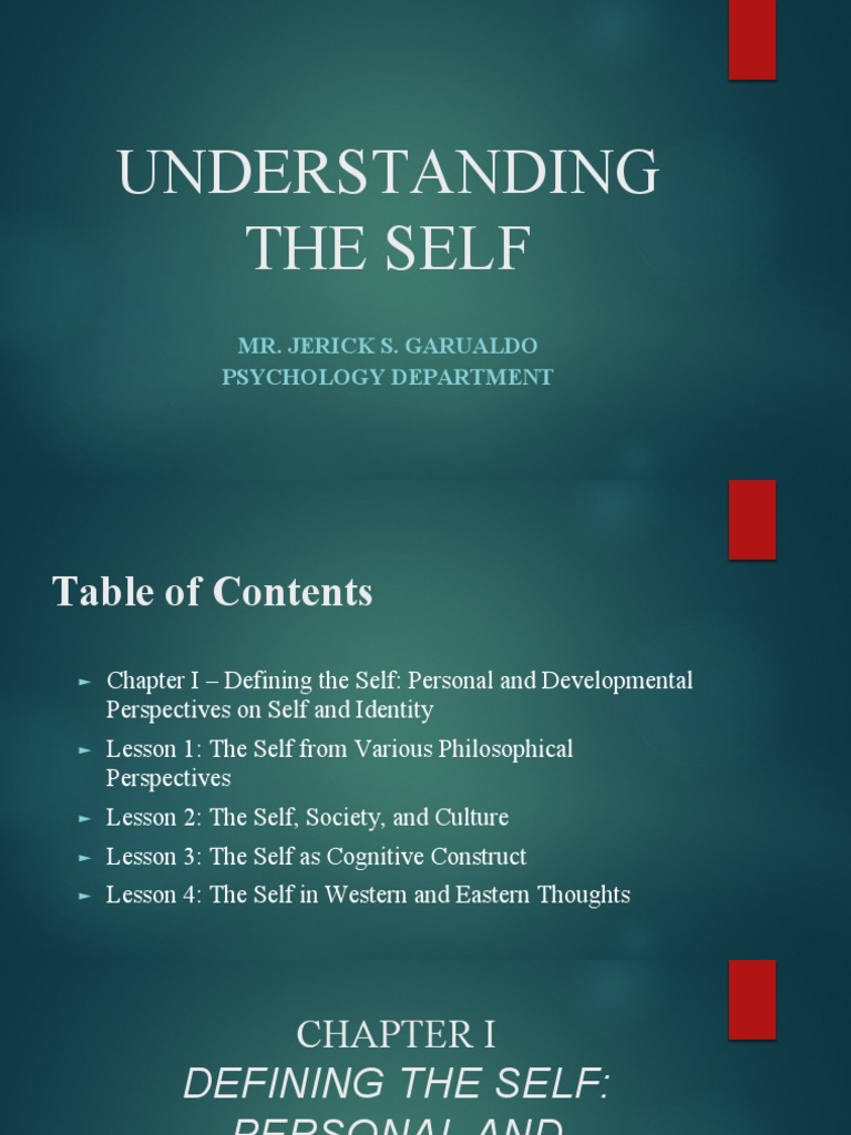 Exploring Self: Philosophy and Culture | PDF | Self | Self Concept
