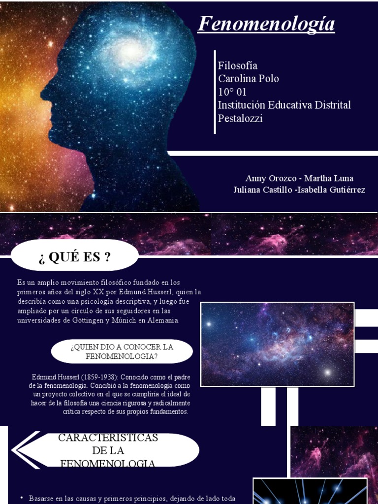 Filosofía Fenomenología PDF Fenomenología (filosofía) Edmund Husserl