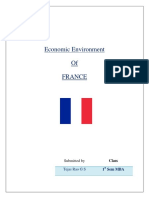 Economic Environment of France: Submitted by