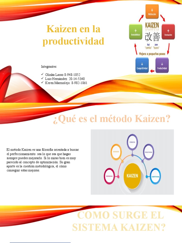 Kaizen: Mejora Continua en Productividad | PDF | Business | Economias