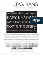 Sophisticated Grotesque: Easy Reading