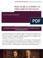 Bases biológicas de la conducta y el comportamiento humano