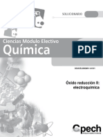 Solucionario Guía Práctica Electivo Clase 9 Óxido Reducción II Electroquímica 2014