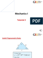 Mechanics I: Tutorial 2
