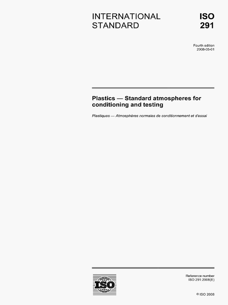Iso 291-2008 | PDF