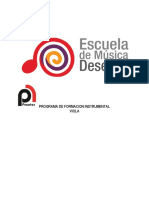 Viola - Programa de Formación Instrumental - Escuela de Música Desepaz Cali