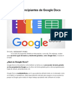 Como Usar Google Docs Guia Manual y Tutorial para Principiantes