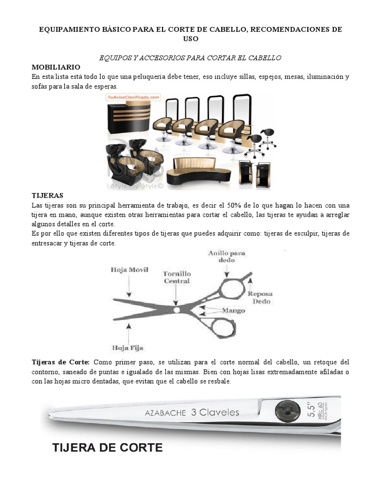 Las mejores tijeras y accesorios para cortar el pelo