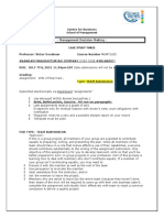 Use Microsoft WORD Format (Not PDF Etc.) : Brief, Bullet Points, Concise. NO Run-On Paragraphs
