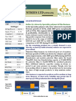 ESTER INDUSTRIES LTD Research Report